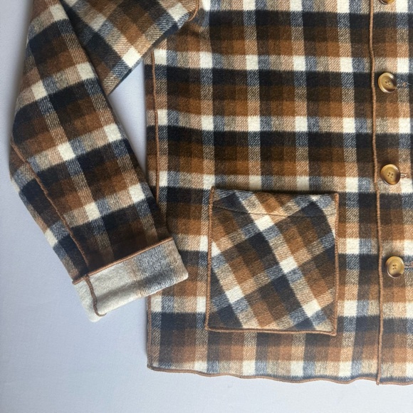 CHARLIE B Reversible Plaid Jacket - Picture 11 of 12